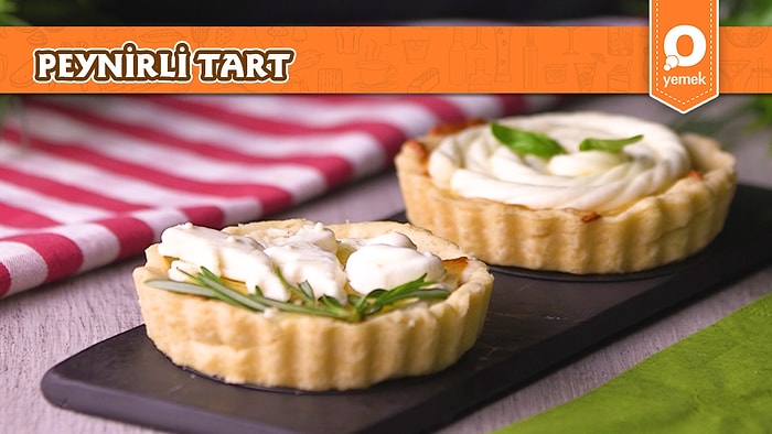 Marine Edilmiş Peynirli Tart Nasıl Yapılır?