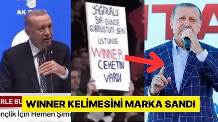 Winner Kelimesini Ceket Markası Zanneden Erdoğan Sosyal Medyanın Diline Düştü