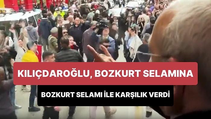 Kemal Kılıçdaroğlu, Eskişehir'de Bir Vatandaşın Bozkurt Selamına Bozkurt Selamı ile Karşılık Verdi