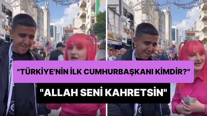 'Türkiye'nin İlk Cumhurbaşkanı Kimdir?' Sorusuna Verdiği Cevapla 'Allah Seni Kahretsin' Tepkisi Alan Adam