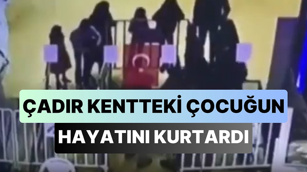Çadır Kentte Yaşayan ve Nefes Borusuna Şeker Kaçan 3 Yaşındaki Çocuğu Asker Kurtardı