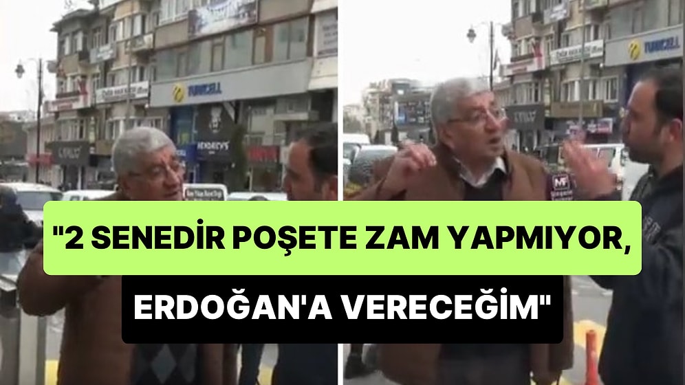 '2 Senedir Poşete Zam Gelmediği İçin Erdoğan'a Oy Vereceğim' Diyen Vatandaş