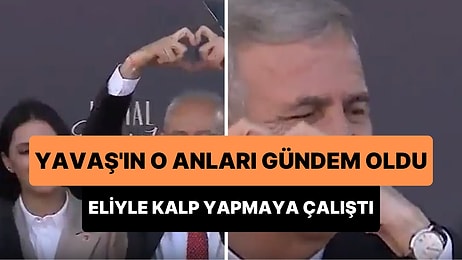 Kemal Kılıçdaroğlu'na Bakıp Eliyle Kalp Yapmaya Çalışan Mansur Yavaş Gündem Oldu