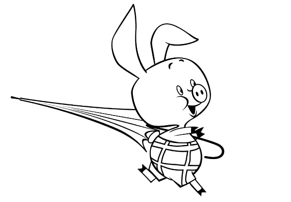 11. Какого цвета шорты у Пятачка в советском мультфильме «Винни-Пух»?