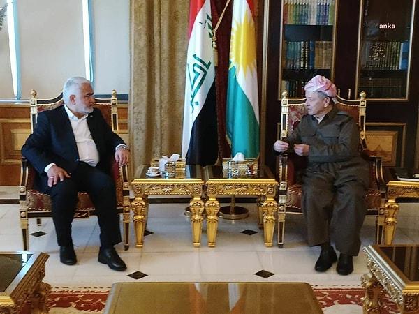 HÜDA PAR Genel Başkanı Zekeriya Yapıcıoğlu, KDP Genel Başkanı Mesud Barzani ile Erbil’de görüştü. HÜDA PAR’dan yazılı açıklama şöyle: