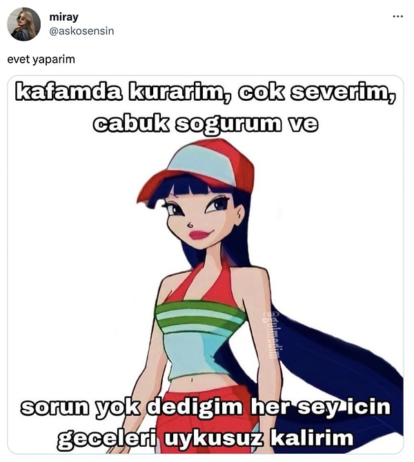 3. Ben bu kişiyim.