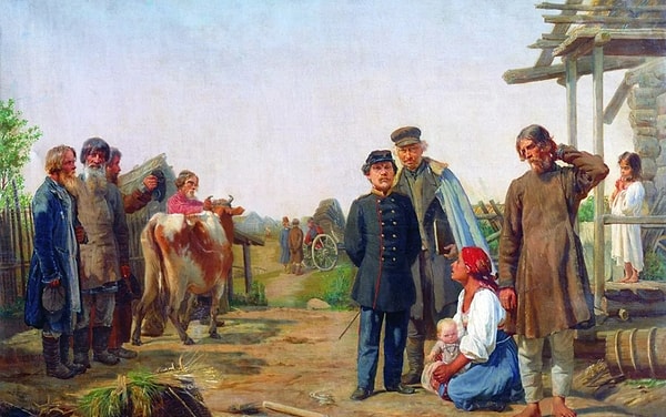 2. В каком году в России отменили крепостное право?