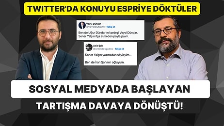 Sosyal Medyada Başlayan Tartışma Davaya Dönüştü! Altan Sancar Soner Yalçın'ı Mahkemeye Veriyor