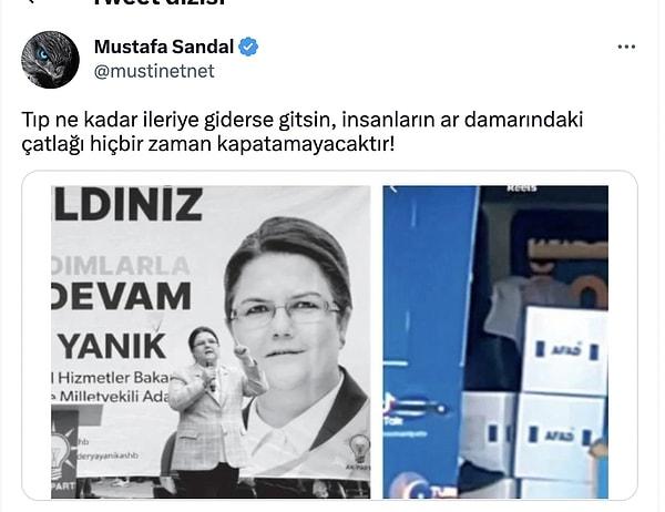 Mustafa Sandal'ın konuyla ilgili attığı tweet şöyle 👇