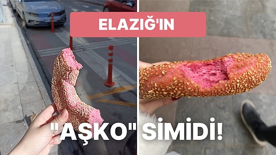 Elazığ'ın Meşhur Frambuazlı Pembe Simidi "Aşko Simit" Sosyal Medyada Büyük İlgi Gördü