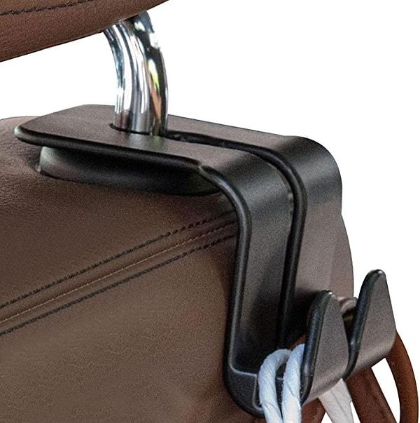 15. Çanta ve torbaları asmak için kullanabileceğiniz pratik askı kancası.