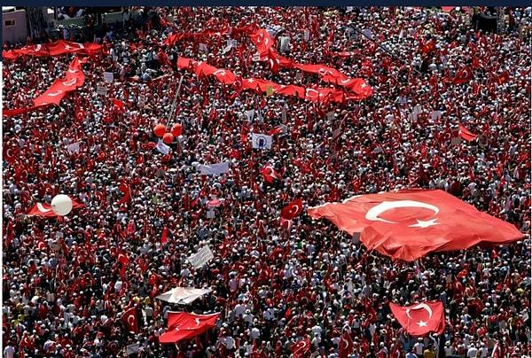 Ankara’daki miting, Financial Times tarafından haftanın en önemli olayı olarak duyuruldu.