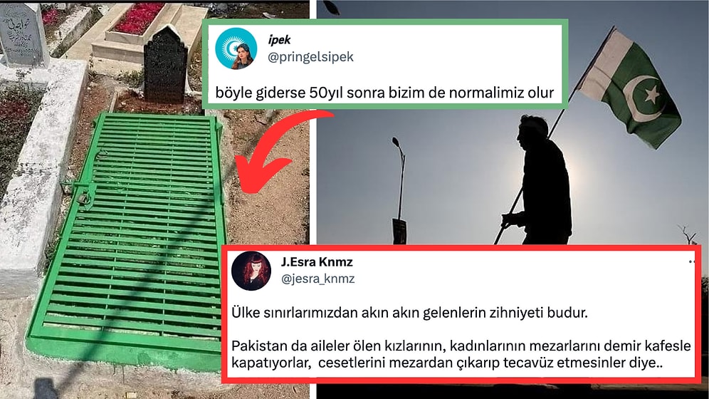 Pakistan'daki Kadınların Mezarlarına 'Tecavüze Uğramasınlar' Diye Kilit Vurulması Sosyal Medyanın Gündeminde!