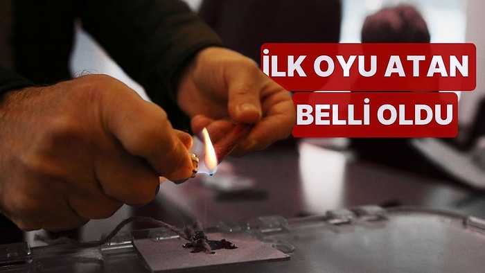 Sandıklar Kuruldu, Oy Verme İşlemi Başladı: İlk Oyu Atan Belli Oldu