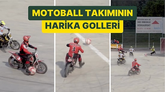 Motosiklet Üzerinde Manchester City Gibi Gol Atan "Motoball" Takımının Viral Olan Görüntüleri