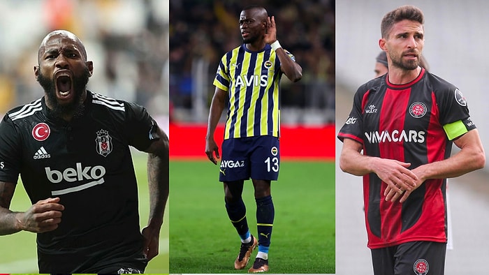 Birçok Yıldız Boşta Kalacak! Spor Toto Süper Lig'de Sezon Sonunda Sözleşmesi Bitecek En Değerli Futbolcular
