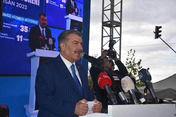 Sağlık Bakanı Fahrettin Koca, Konya’da hizmete sunulan 83 Sağlık tesisinin açılış töreninde konuşma yaptı.