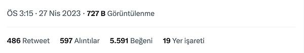 Fenerbahçe'nin yapmış olduğu açıklamadaki retweet, alıntı ve beğeni sayısını,