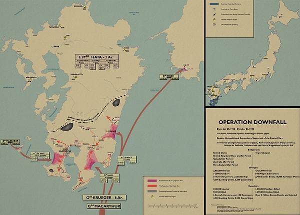 3. Müttefik kuvvetlerin Japonya'yı işgal etme planı çöküş operasyonuydu.