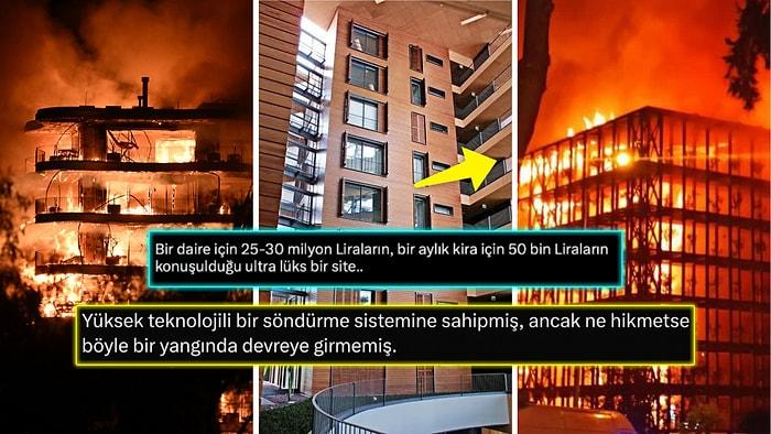 İzmir'deki Korkunç Yangında Zarar Gören Folkart Sitesi'ne Gelen Tepkiler Çığ Gibi Büyüyor!