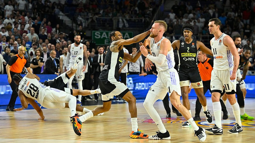 THY Euroleague'de Kavga Sebebiyle Erken Bitirilen Real Madrid - Partizan Maçı Cezalar Açıklandı