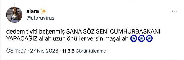 Tweet'i atan kişi de Kemal Kılıçdaroğlu'nun beğenisi karşısında heyecanlandı 👇
