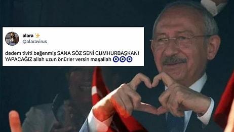 Kemal Kılıçdaroğlu Kendisiyle İlgili Tweet Atan Kişinin Paylaşımını Beğenince Sosyal Medyada Olay Oldu