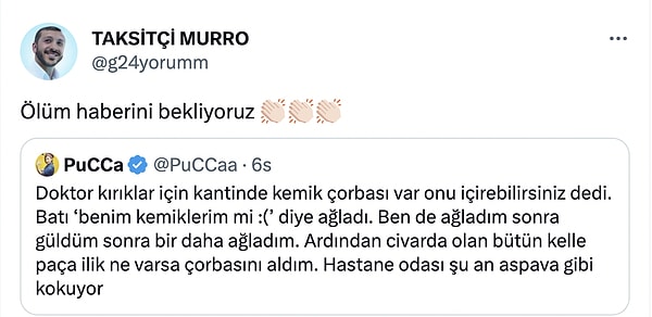 Sınırları iyice zorlayan ve tıp uzmanlarının üstünde çalışması gereken bu adam, daha sonra şöyle bir zorba tweet attı.