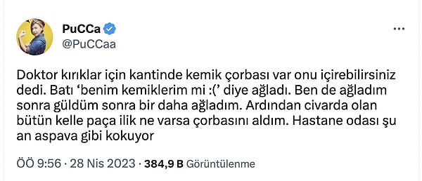 Herkesin yüreğini ağzına getiren bu olaydan sonra Batı'nın durumunun iyi olduğu bilgisini Pucca bugün böyle paylaştı.