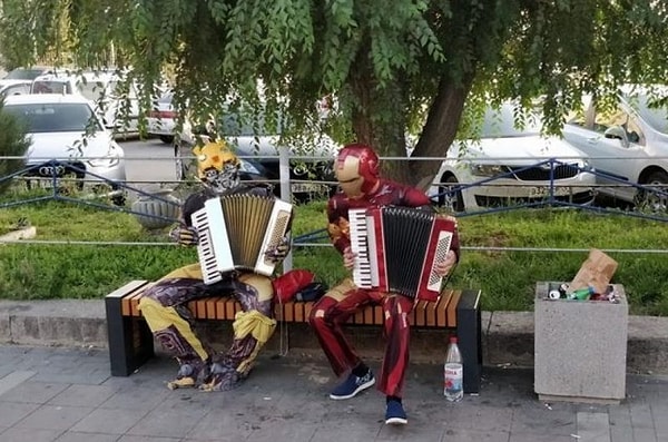 6. Городские аниматоры 😂