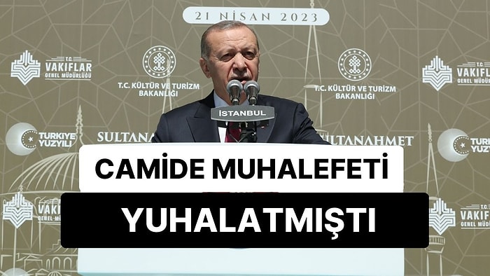 Camide Muhalefeti Yuhalatmıştı: Erdoğan Hakkında Suç Duyurusu