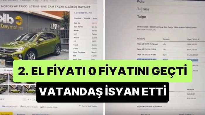 Kazalı Aracın 2. El Fiyatının 0 Fiyatını Geçmesine İsyan Etti: 'Hiç Kimse Yok mu Bu İşi Organize Edecek?'