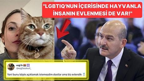 Süleyman Soylu'nun "LGBTİQ Diyorlar Ya, Onun İçerisinde Hayvanla İnsanın Evlenmesi de Var" Çıkışı Gündemde!