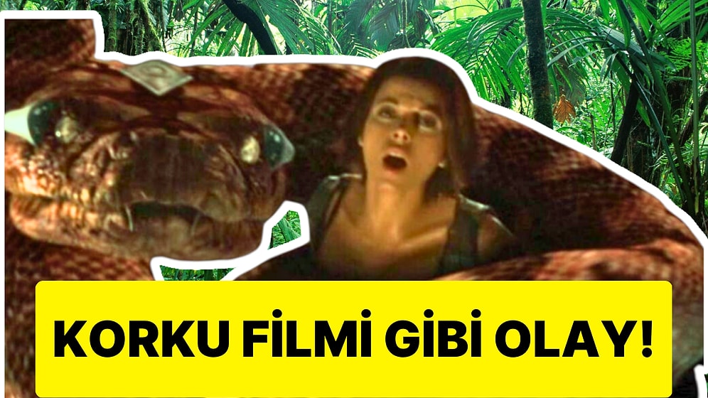 Endonezya'da Bahçesinde Çalışırken 7 Metrelik Bir Yılan Tarafından Yutulan Kadın!