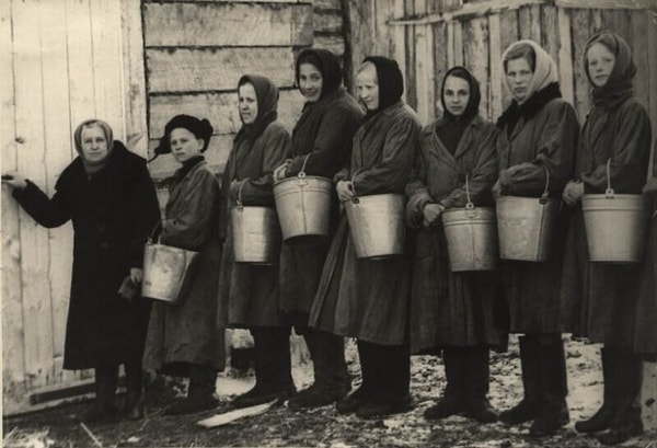 17. Дети во главе с директором школы пришли на ферму.