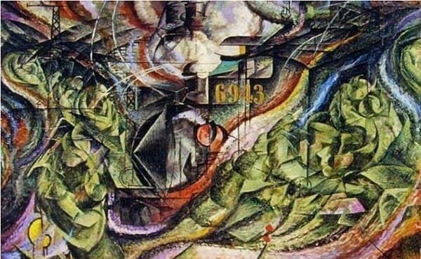 Umberto Boccioni, “Ruh Durumları: Uğurlamalar” – 1911