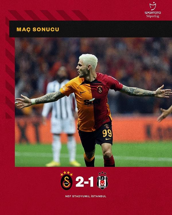 İki takım arasında sezonun ilk yarısında oynanan maçı Galatasaray 2-1 kazanmıştı.