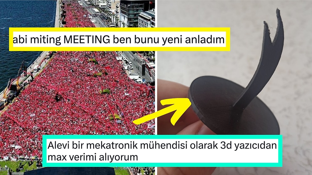 Miting Kelimesinin Gerçek Anlamından Alevi Dondurmasına Son 24 Saatin Twitter'da Viral Olan Paylaşımları