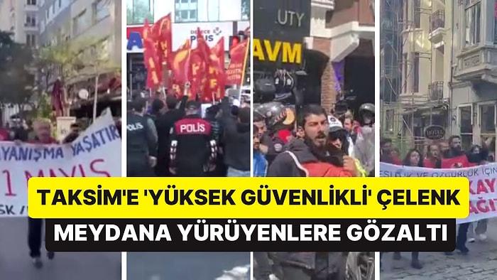 DİSK Çelenk Bıraktı! Taksim'e Ulaşmak İsteyenler Gözaltına Alındı