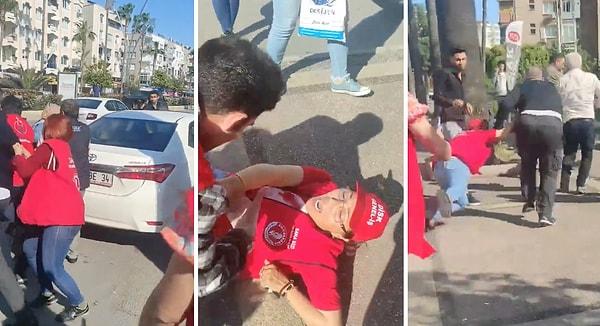 Mersin'de Kılıçdaroğlu Gönüllüleri örgütüne MHP'li oldukları iddia edilen bir grup saldırdı.