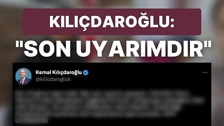 Kemal Kılıçdaroğlu'ndan Fahrettin Altun'a: "Son Uyarımdır"
