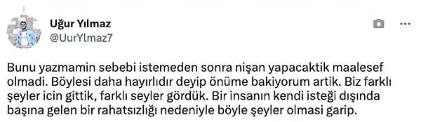 Kullanıcı epilepsi hastası olduğunu bilmelerine rağmen 6 yıldır devam eden ve evliliğe giden ilişkilerini kız tarafının onaylamaması yüzünden bitirdiklerini anlattı.