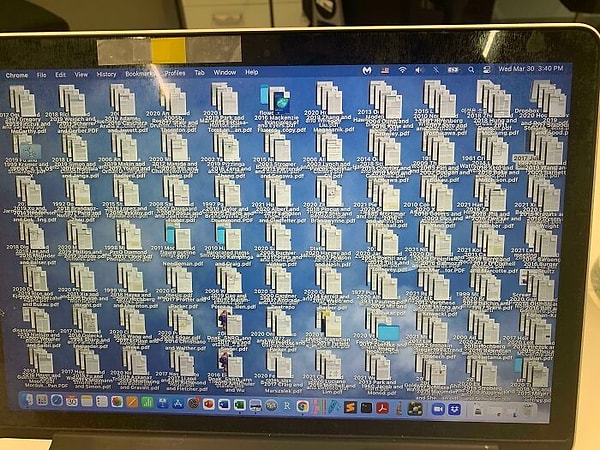 8. «Рабочий стол моей коллеги»