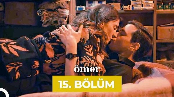 Ömer'in dün akşam yayınlanan bölümünde Ömer ve Gamze'nin ateşli öpüşme sahnesi sosyal medyanın gündemine bomba gibi düştü!