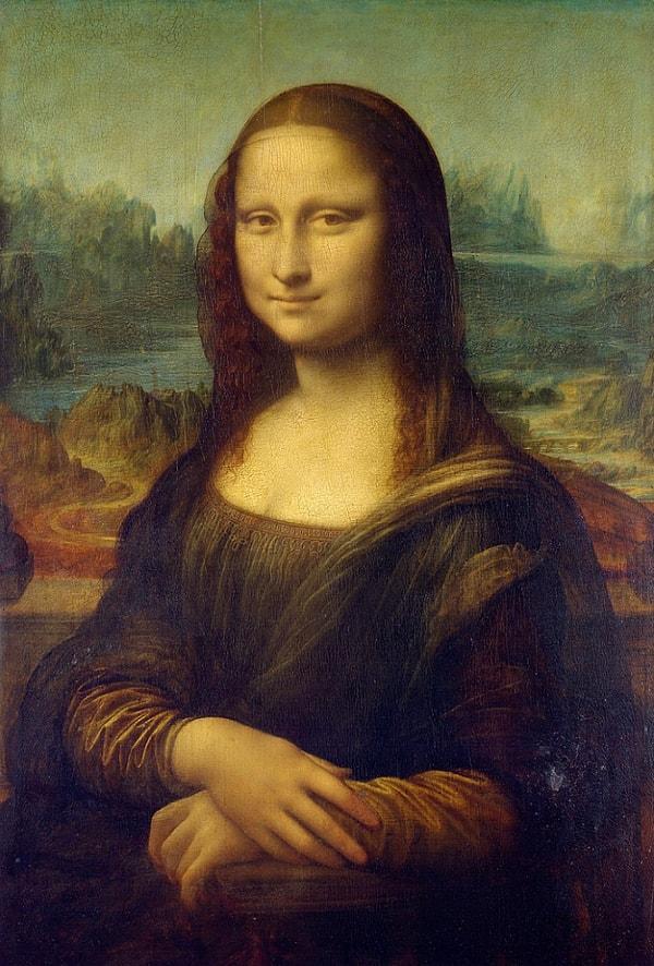12. Leonardo Da Vinci- Mona Lisa(1503)