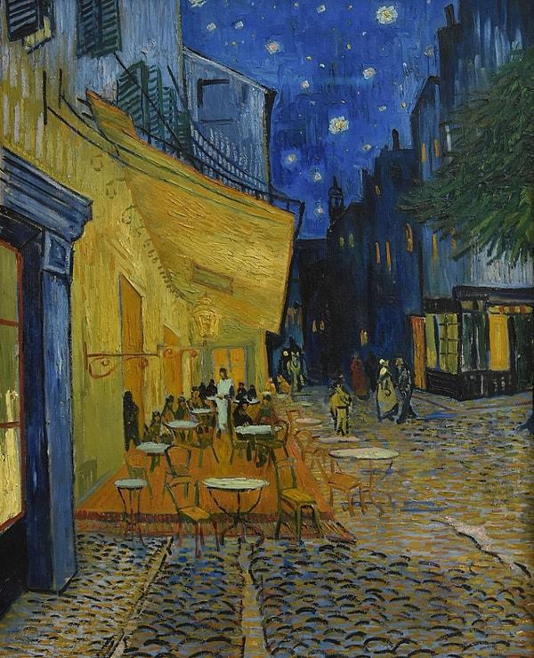 11. Vincent Van Gogh- Kafe Terasta Gece(1888)
