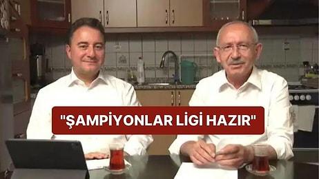 Kılıçdaroğlu Mutfağından Bu Kez Babacan ile Seslendi: "Şampiyonlar Ligi Hazır"