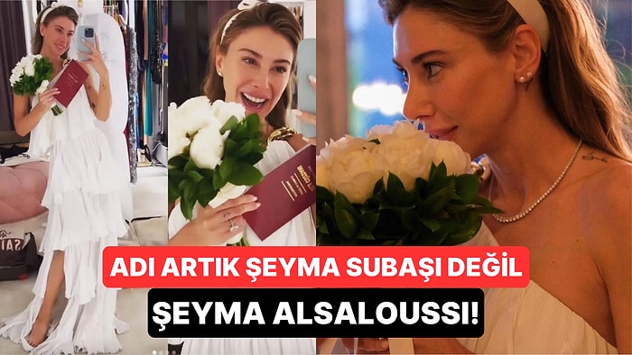 Şeyma Subaşı ve Mısırlı Sevgilisi Nihayet Muradına Erdi: Şeyma Hemen Soyadını Değiştirdi!