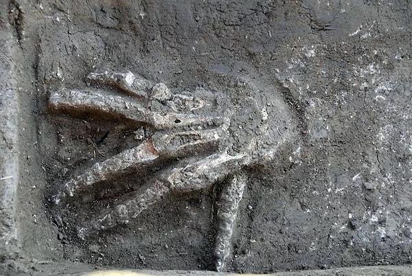1. Mısır'da kesilmiş sağ ellerle dolu çukurlar bulundu.