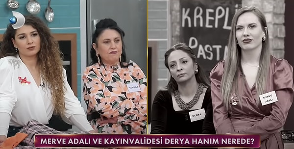 "Kayınvalidelerden Sevilay hanım gelini Miyase'yle tadım öncesi kadınlar tuvaletinde buluşmuş ve tabağı hakkında kayınvalidesine tüyo vermiş."